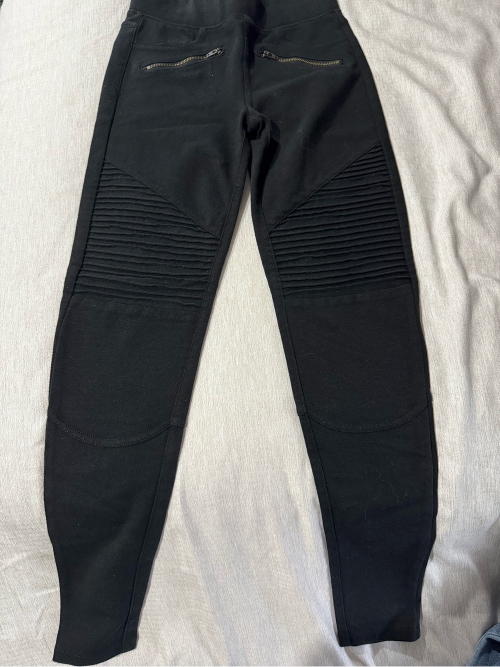American eagle  Moto-Style Ribbed jeggings